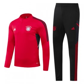 Bayern München Quarter Zip Barn Trenings Collegegenser 2022 Rød
